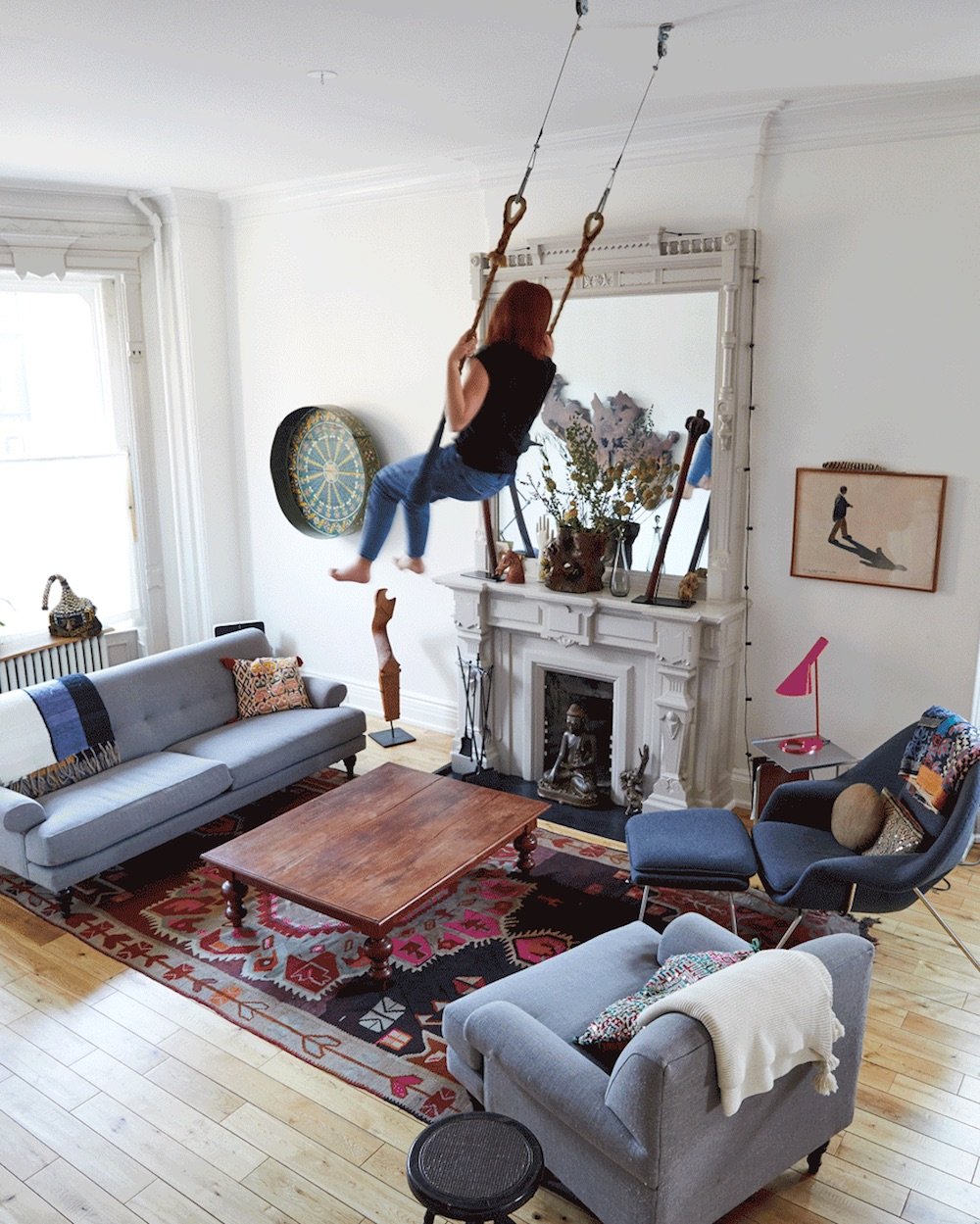 Sophie Demenge's Brooklyn Home Tour (With a Trapeze!)